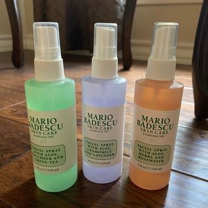 Mario Badescu set of 3 facial sprays NEW